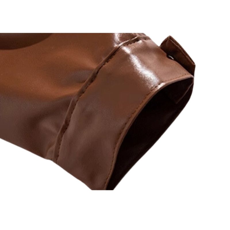 Style Core Aesthetics, New Style Trends Loose Collar Motorcycle Jacket Style Core Aesthetics, New Style Trends Loose Collar Motorcycle Jacket