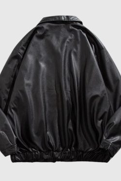 Style Core Aesthetics, New Style Trends Loose Collar Motorcycle Jacket