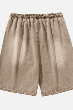 Style Core Aesthetics, New Style Trends Loose Fit Denim Shorts