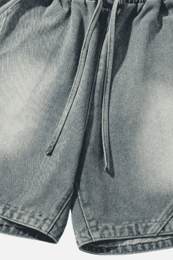 Style Core Aesthetics, New Style Trends Loose Fit Denim Shorts