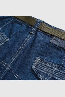 Style Core Aesthetics, New Style Trends Loose Plaid Pocket Jorts