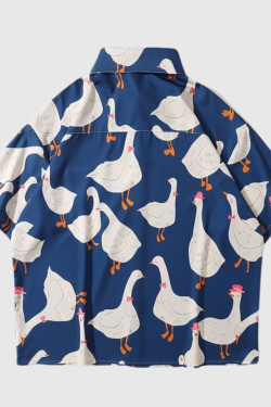 Style Core Aesthetics, New Style Trends Lovely Ducks Shirt