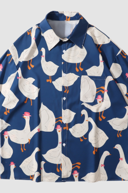 Style Core Aesthetics, New Style Trends Lovely Ducks Shirt