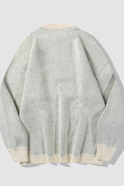 Style Core Aesthetics, New Style Trends Milk Tea Dinosaur Print Sweater