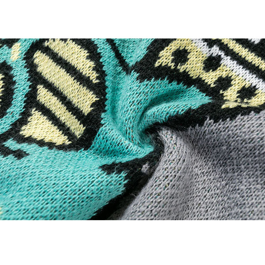 Style Core Aesthetics, New Style Trends Milk Tea Dinosaur Print Sweater Style Core Aesthetics, New Style Trends Milk Tea Dinosaur Print Sweater