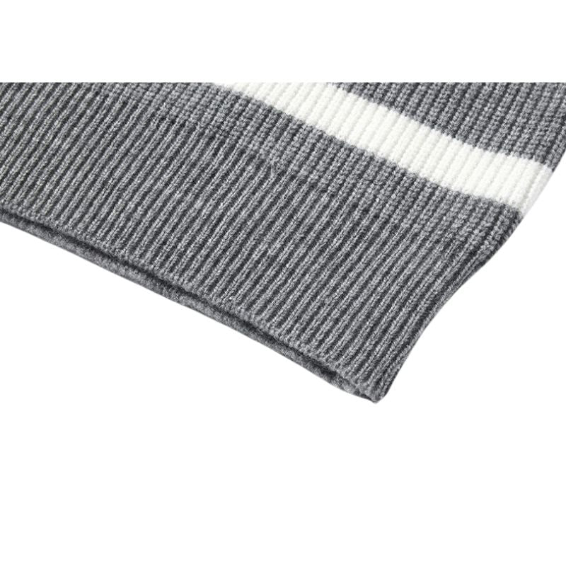 Style Core Aesthetics, New Style Trends Mock Neck Lapel Stripe Pullover Style Core Aesthetics, New Style Trends Mock Neck Lapel Stripe Pullover