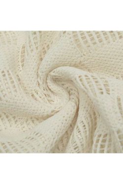 Style Core Aesthetics, New Style Trends Modern Hollow Patterned Shirt