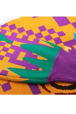 Style Core Aesthetics, New Style Trends Monkey & Banana Pattern Sweater