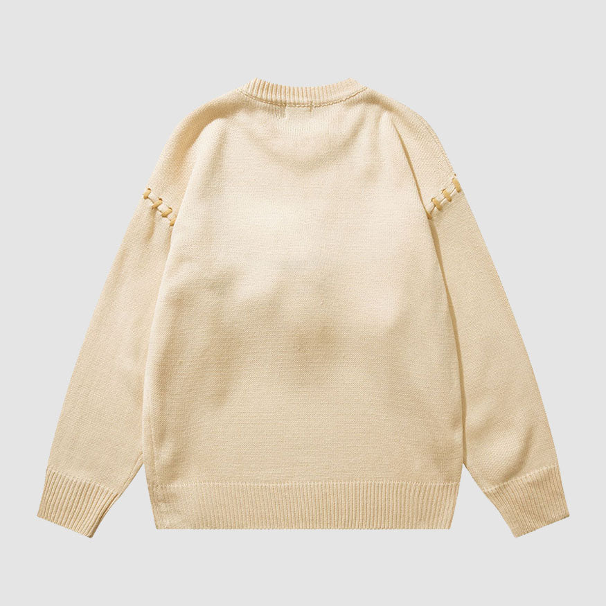 Style Core Aesthetics, New Style Trends Moon & Rabbit Doll Sweater Style Core Aesthetics, New Style Trends Moon & Rabbit Doll Sweater