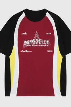 Style Core Aesthetics, New Style Trends Multi-Colored Graphic 'SANGOU' T-shirt