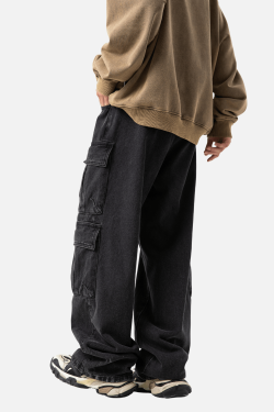 Style Core Aesthetics, New Style Trends Multi-Pocket Cargo Jean