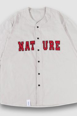 Style Core Aesthetics, New Style Trends Nature Solid Baseball Shirts