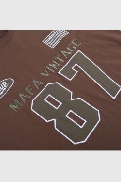 Style Core Aesthetics, New Style Trends Number Print Racing Tee