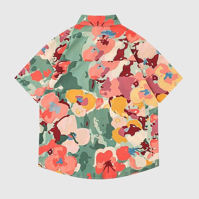 Style Core Aesthetics, New Style Trends Oil Painting Artistic Floral Shirts Style Core Aesthetics, New Style Trends Oil Painting Artistic Floral Shirts