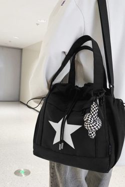 Style Core Aesthetics, New Style Trends Oluolin College Style Star Printed Bag