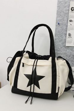 Style Core Aesthetics, New Style Trends Oluolin College Style Star Printed Bag