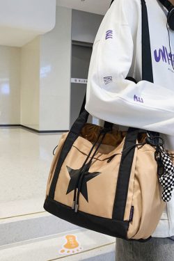 Style Core Aesthetics, New Style Trends Oluolin College Style Star Printed Bag