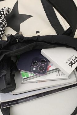 Style Core Aesthetics, New Style Trends Oluolin College Style Star Printed Bag
