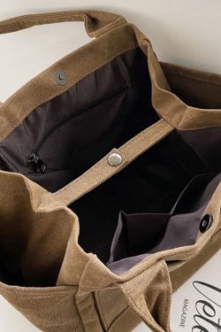 Style Core Aesthetics, New Style Trends Oluolin Letter Printed Canvas Bags