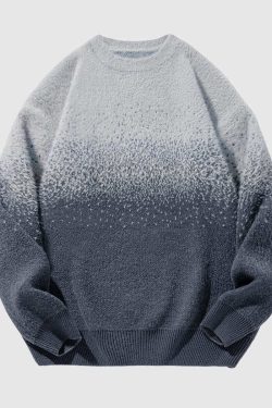 Style Core Aesthetics, New Style Trends Ombre Gradient Knit Sweater