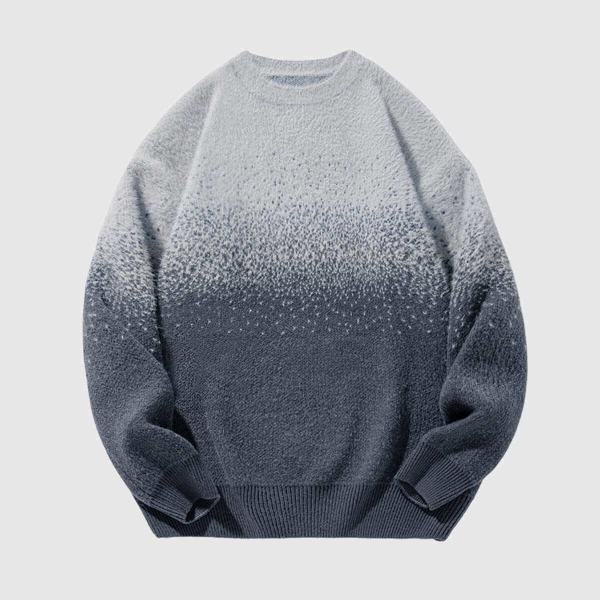 Style Core Aesthetics, New Style Trends Ombre Gradient Knit Sweater Style Core Aesthetics, New Style Trends Ombre Gradient Knit Sweater
