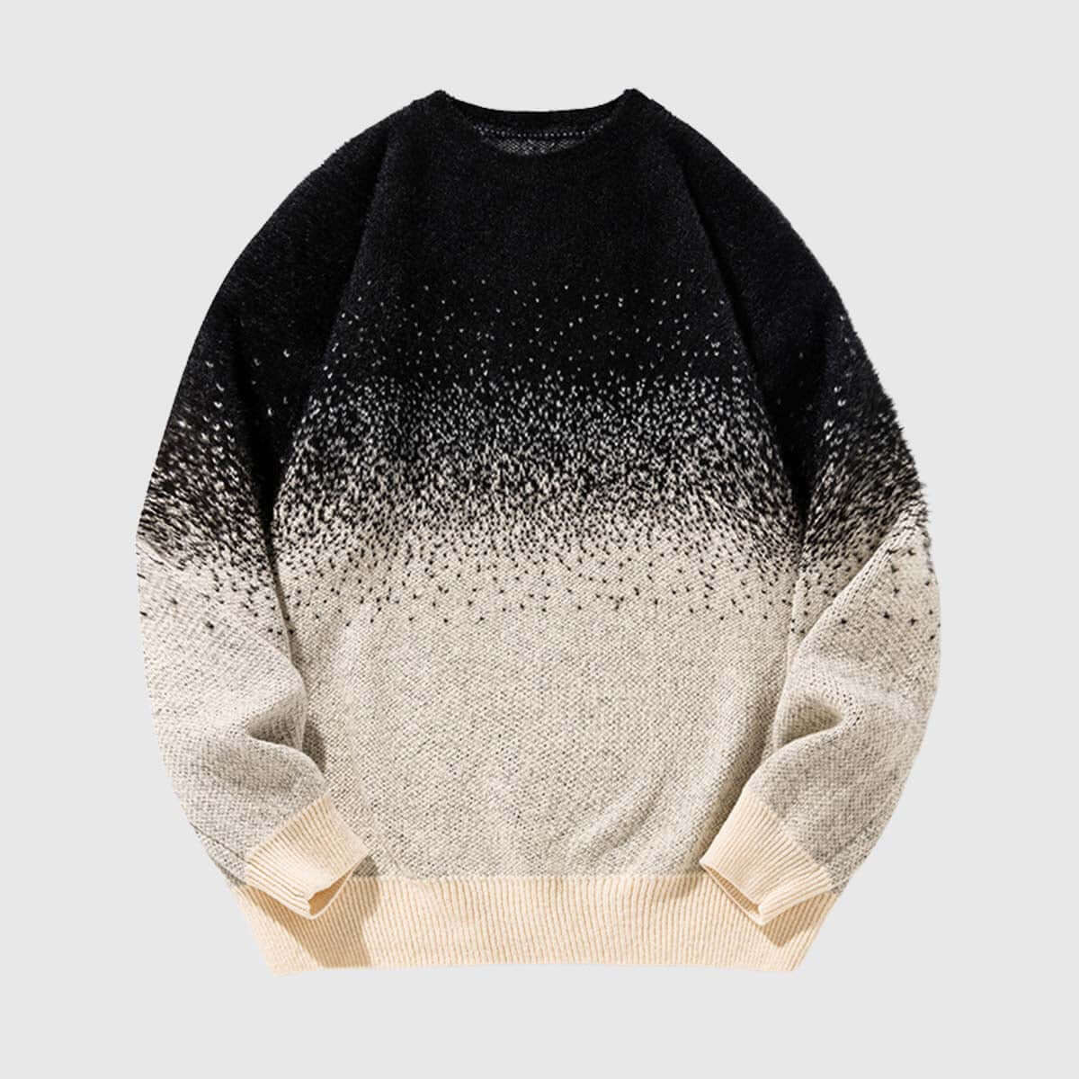 Style Core Aesthetics, New Style Trends Ombre Gradient Knit Sweater Style Core Aesthetics, New Style Trends Ombre Gradient Knit Sweater