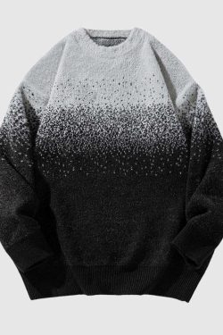 Style Core Aesthetics, New Style Trends Ombre Gradient Knit Sweater