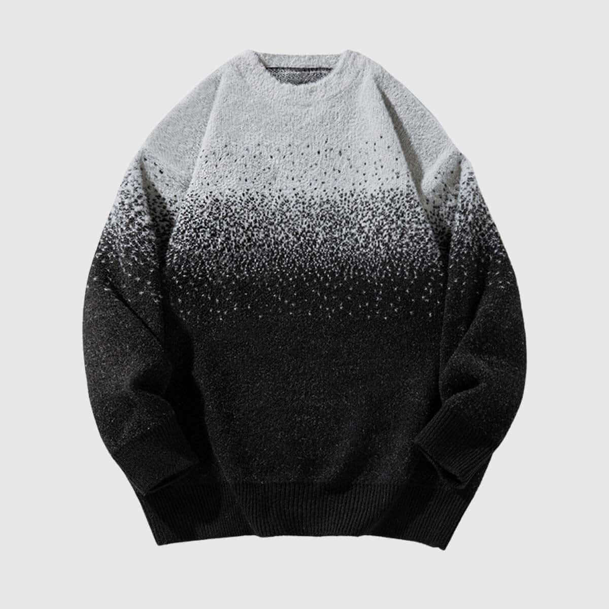 Style Core Aesthetics, New Style Trends Ombre Gradient Knit Sweater Style Core Aesthetics, New Style Trends Ombre Gradient Knit Sweater