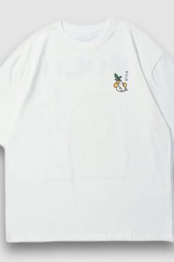 Style Core Aesthetics, New Style Trends Orange Juice Print Tee