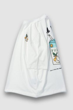 Style Core Aesthetics, New Style Trends Orange Juice Print Tee