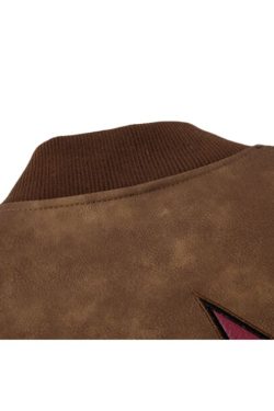 Style Core Aesthetics, New Style Trends Original Streetwear Embroidered Leather Baseball Jacket