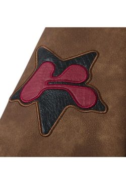 Style Core Aesthetics, New Style Trends Original Streetwear Embroidered Leather Baseball Jacket