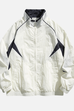 Style Core Aesthetics, New Style Trends Outdoor Color-Block Zip Jacket