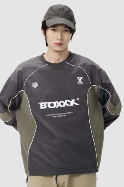 Style Core Aesthetics, New Style Trends Outdoor Color Contrast Racing Tee