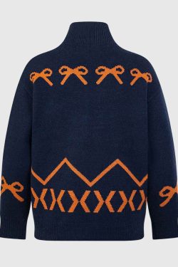 Style Core Aesthetics, New Style Trends Oversized Letter Print Sweater