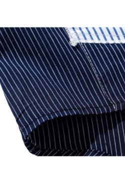 Style Core Aesthetics, New Style Trends Oversized Patchwork Stripe Shirts