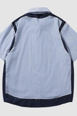 Style Core Aesthetics, New Style Trends Oversized Patchwork Stripe Shirts