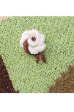 Style Core Aesthetics, New Style Trends Pastoral Illustration Vest Sweater