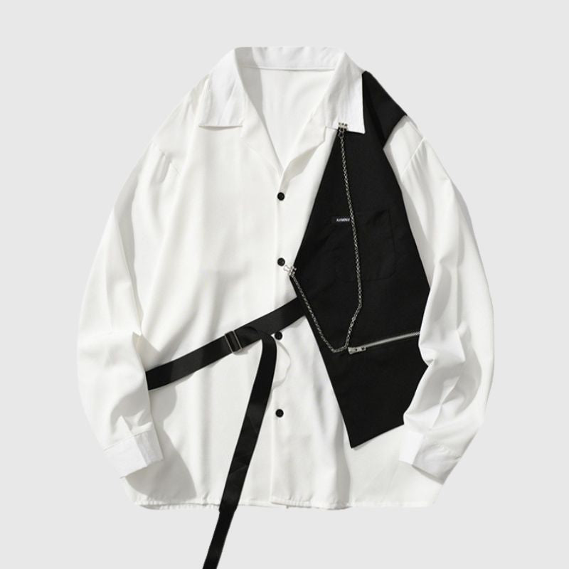 Style Core Aesthetics, New Style Trends Patch Vest Shirt Style Core Aesthetics, New Style Trends Patch Vest Shirt