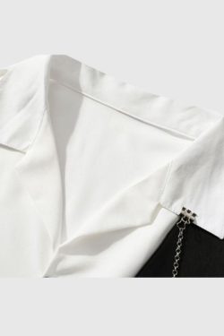 Style Core Aesthetics, New Style Trends Patch Vest Shirt