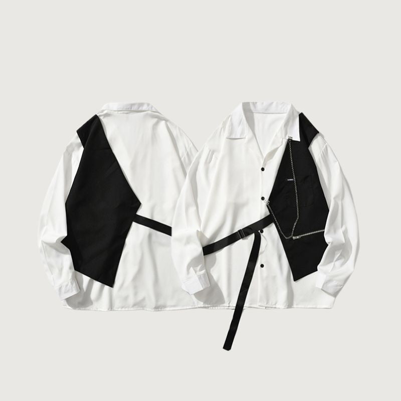 Style Core Aesthetics, New Style Trends Patch Vest Shirt Style Core Aesthetics, New Style Trends Patch Vest Shirt