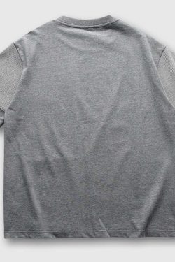 Style Core Aesthetics, New Style Trends Patchwork Casual Tee