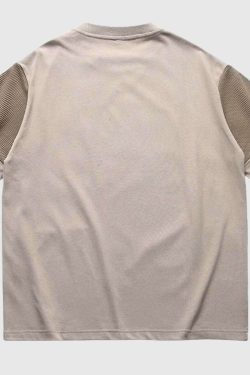 Style Core Aesthetics, New Style Trends Patchwork Casual Tee