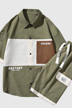 Style Core Aesthetics, New Style Trends Patchwork Corduroy Co-ord Set