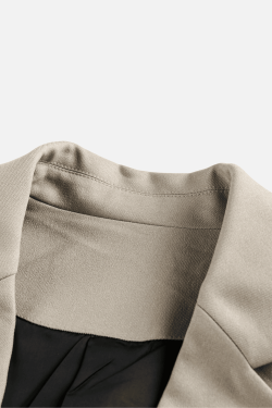 Style Core Aesthetics, New Style Trends Patchwork Design Retro Blazer