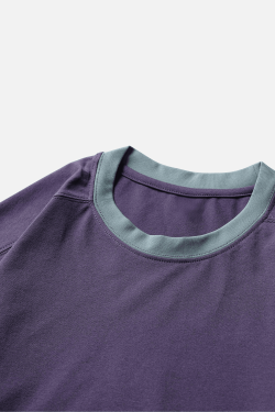 Style Core Aesthetics, New Style Trends Patchwork Drawstring Long-Sleeve Tee