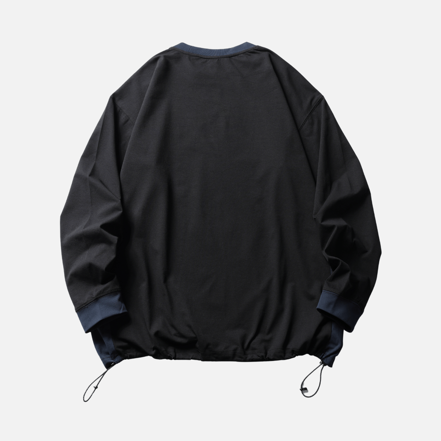 Style Core Aesthetics, New Style Trends Patchwork Drawstring Long-Sleeve Tee Style Core Aesthetics, New Style Trends Patchwork Drawstring Long-Sleeve Tee