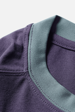 Style Core Aesthetics, New Style Trends Patchwork Drawstring Long-Sleeve Tee