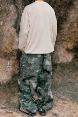 Style Core Aesthetics, New Style Trends Patchwork Drawstring Long-Sleeve Tee