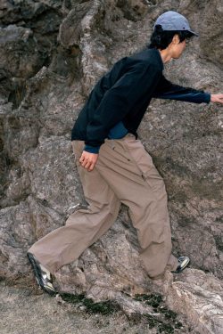 Style Core Aesthetics, New Style Trends Patchwork Drawstring Long-Sleeve Tee